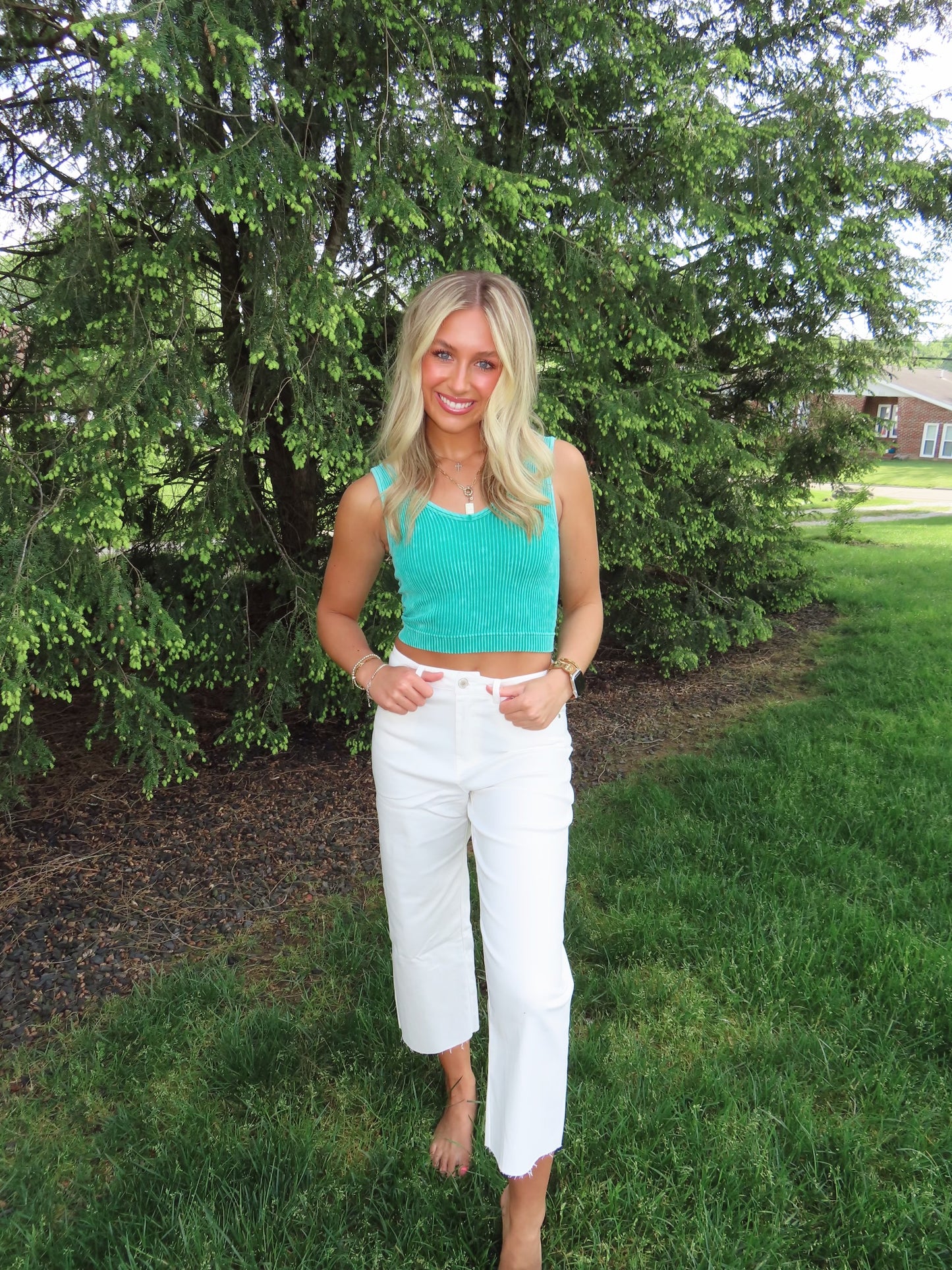 Boston Straight Leg Cropped Pants