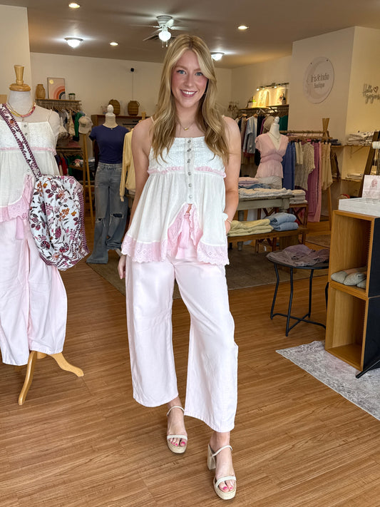 Blushing Barrel Leg Jeans