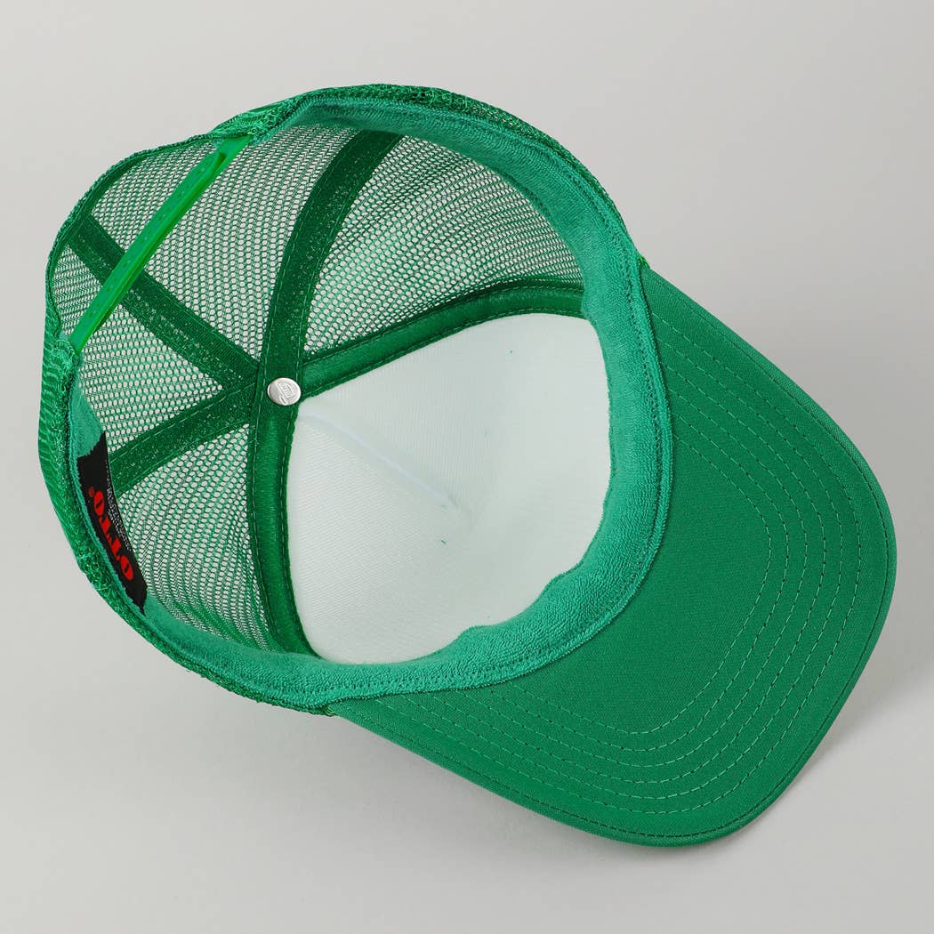 Green Lip Foam Trucker Hat