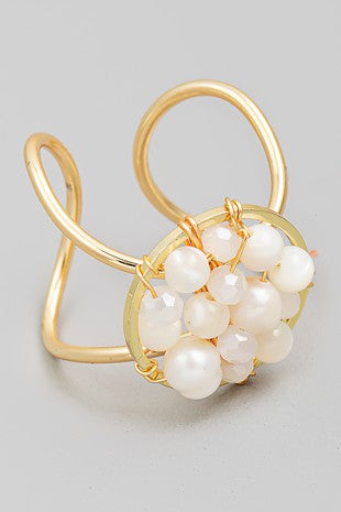Circle Beaded Ring