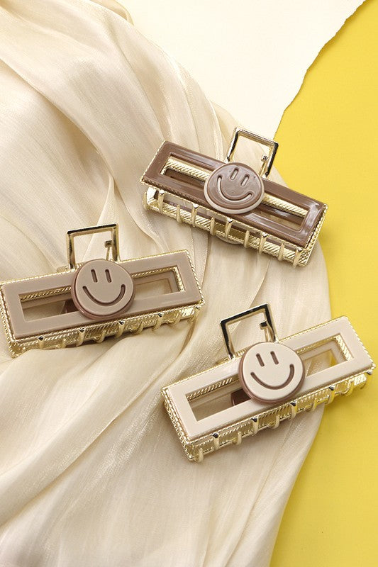 Smiley Hair Clips