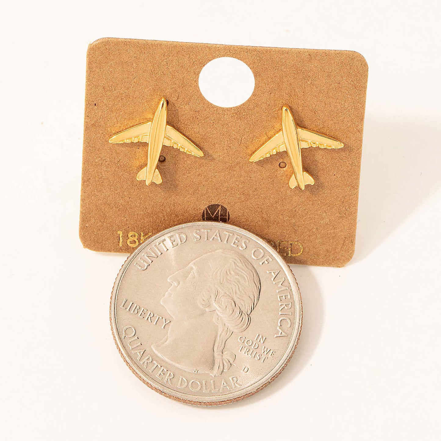 Airplane Stud Earrings