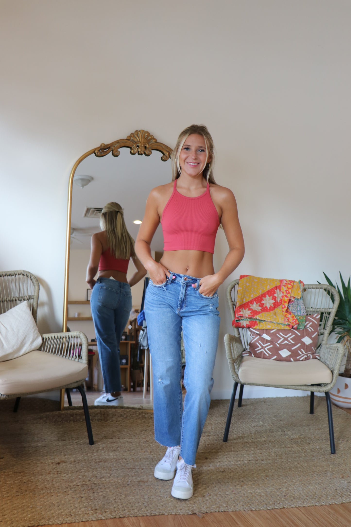 Knock ‘em Out Halter Top