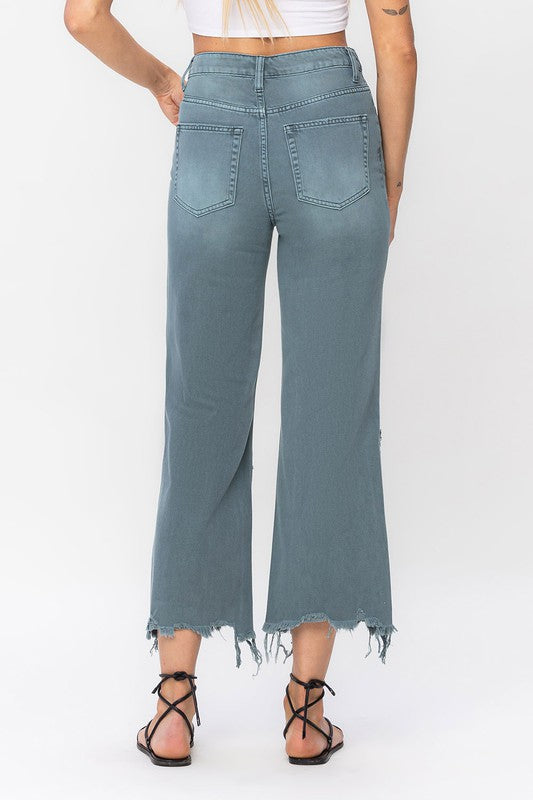 Vervet 90’s Vintage Crop Flare Jeans