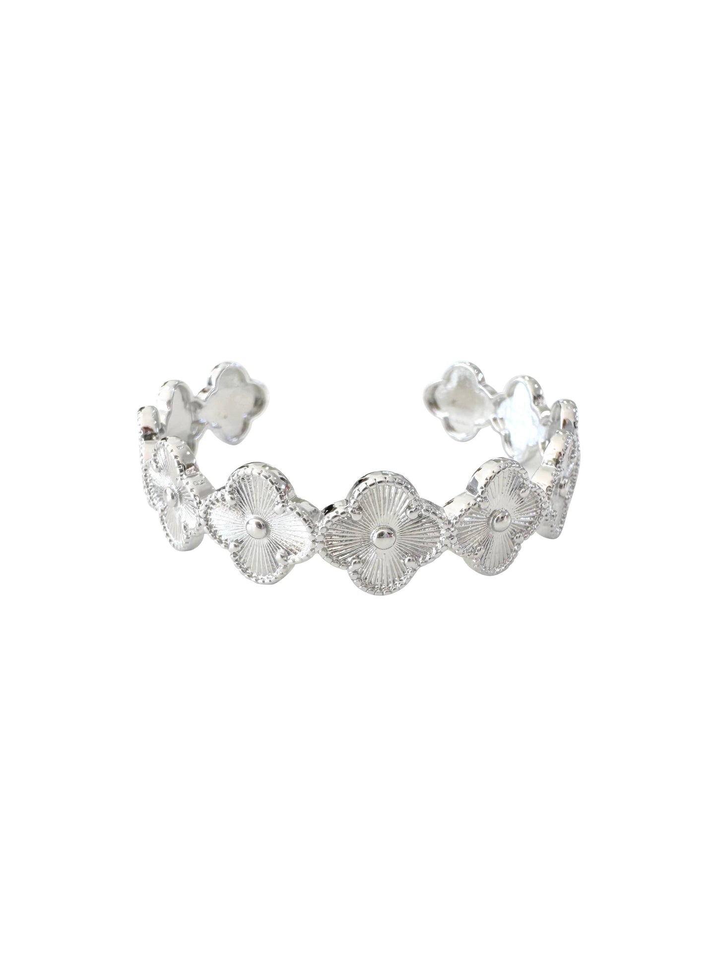 Clover Cuff Bracelet : Gold