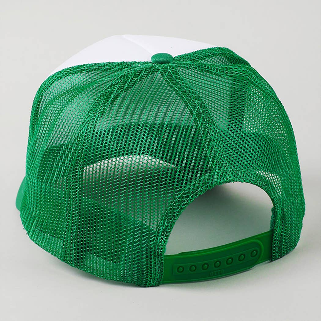 Green Lip Foam Trucker Hat