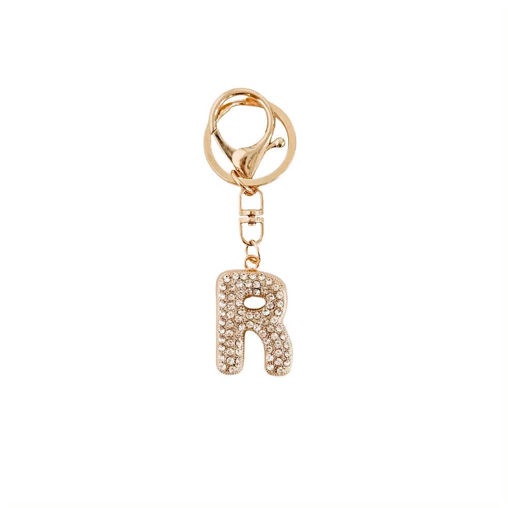 Diamond Initial Bag Charms