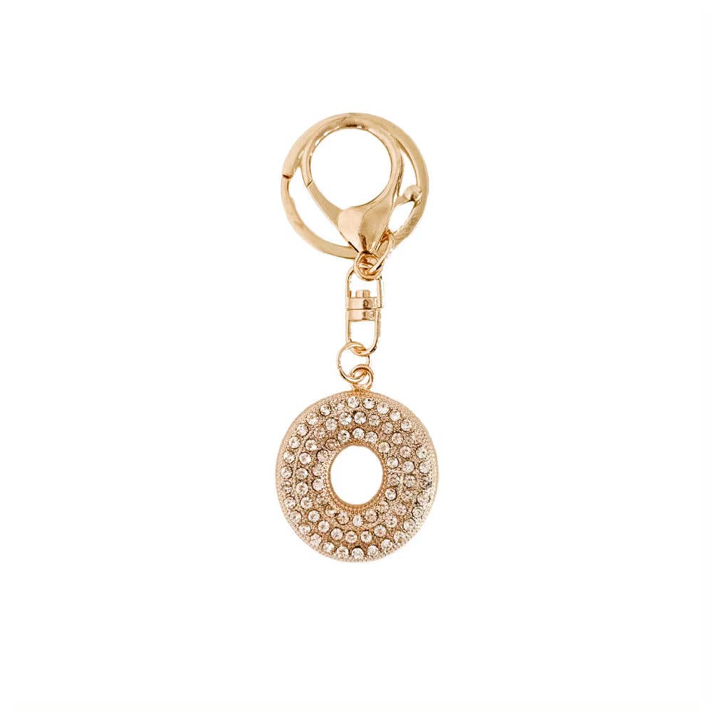 Diamond Initial Bag Charms