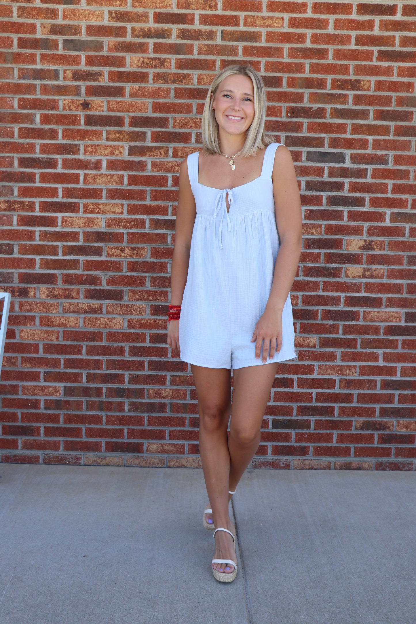 So Blue Romper