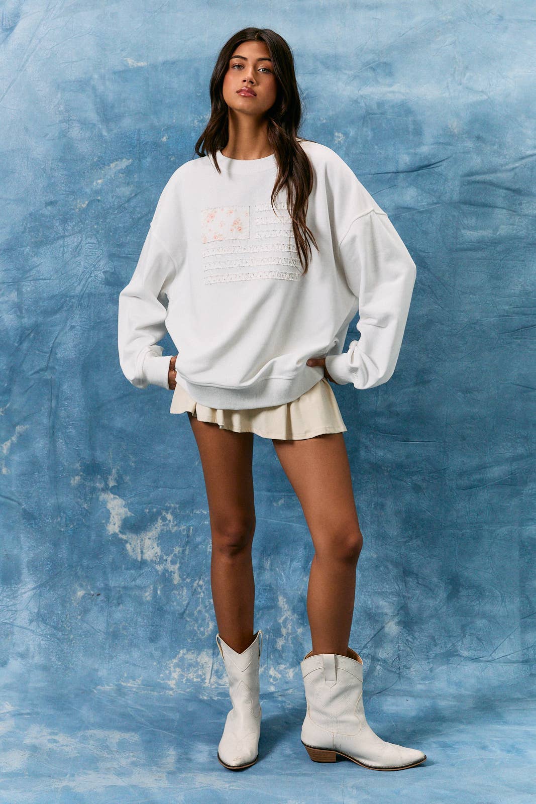 Front Porch Fireworks Pullover