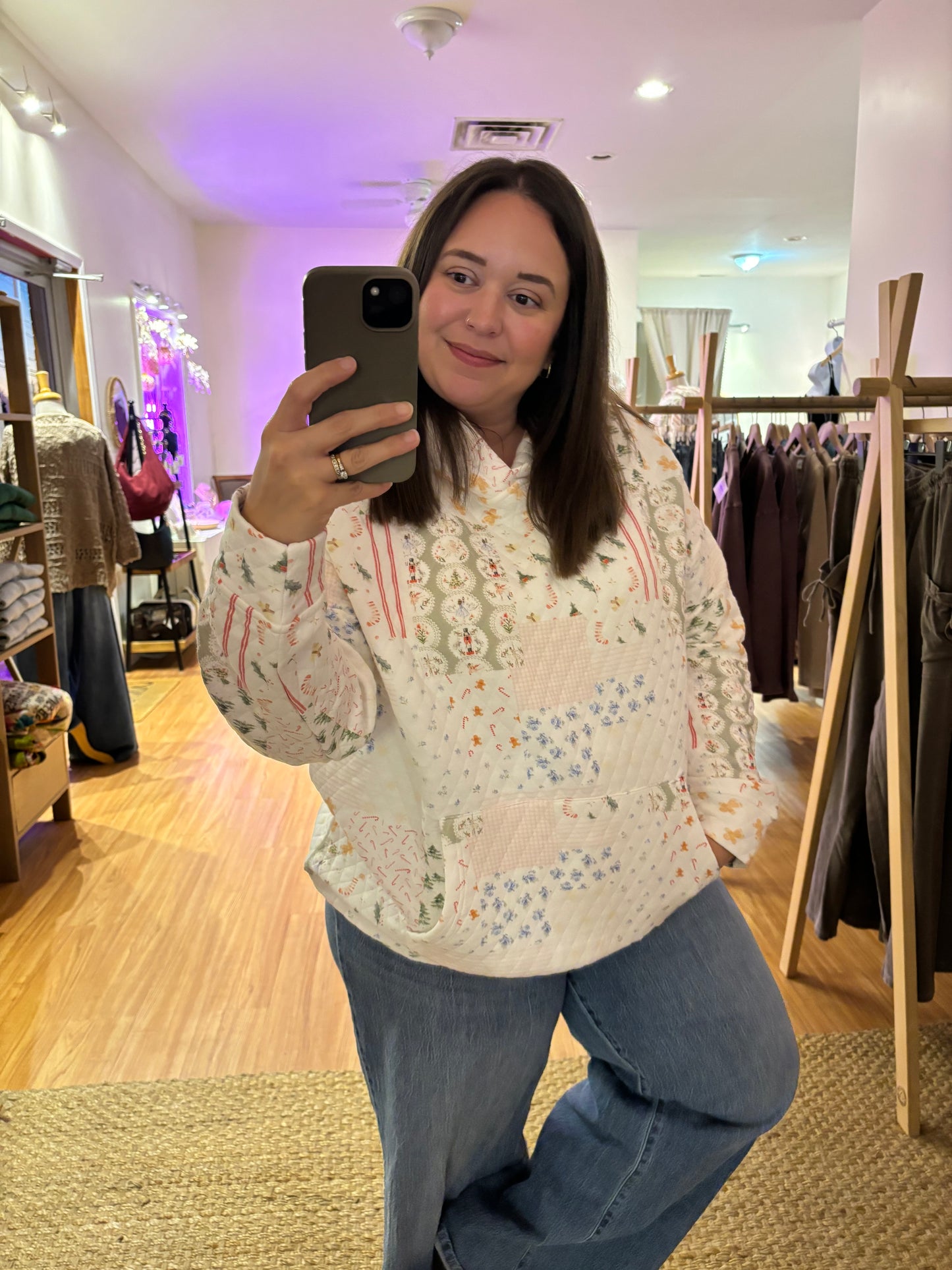 Granny’s House Quilted Hoodie