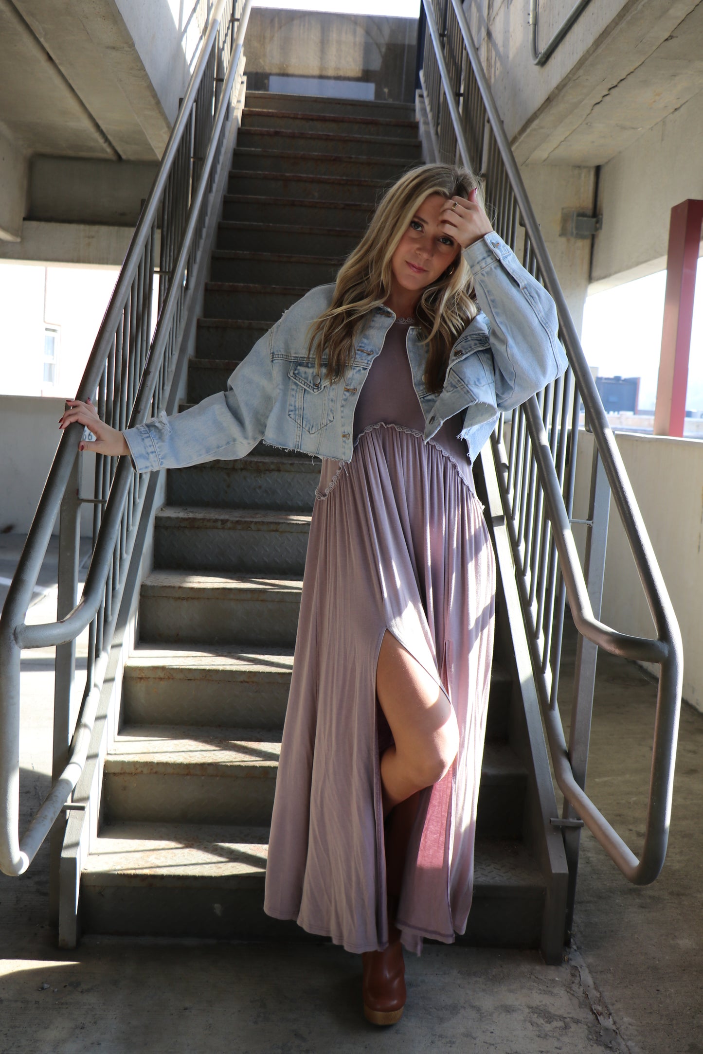 Paint the Town Denim Jacket by POL