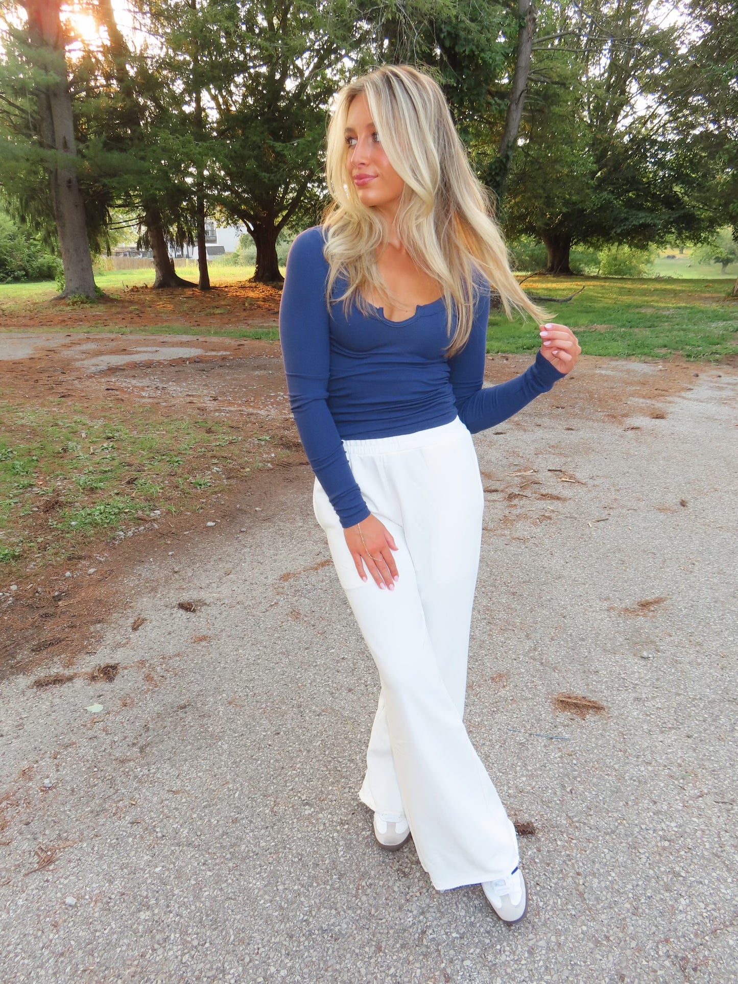 Vanessa Jogger in Ivory