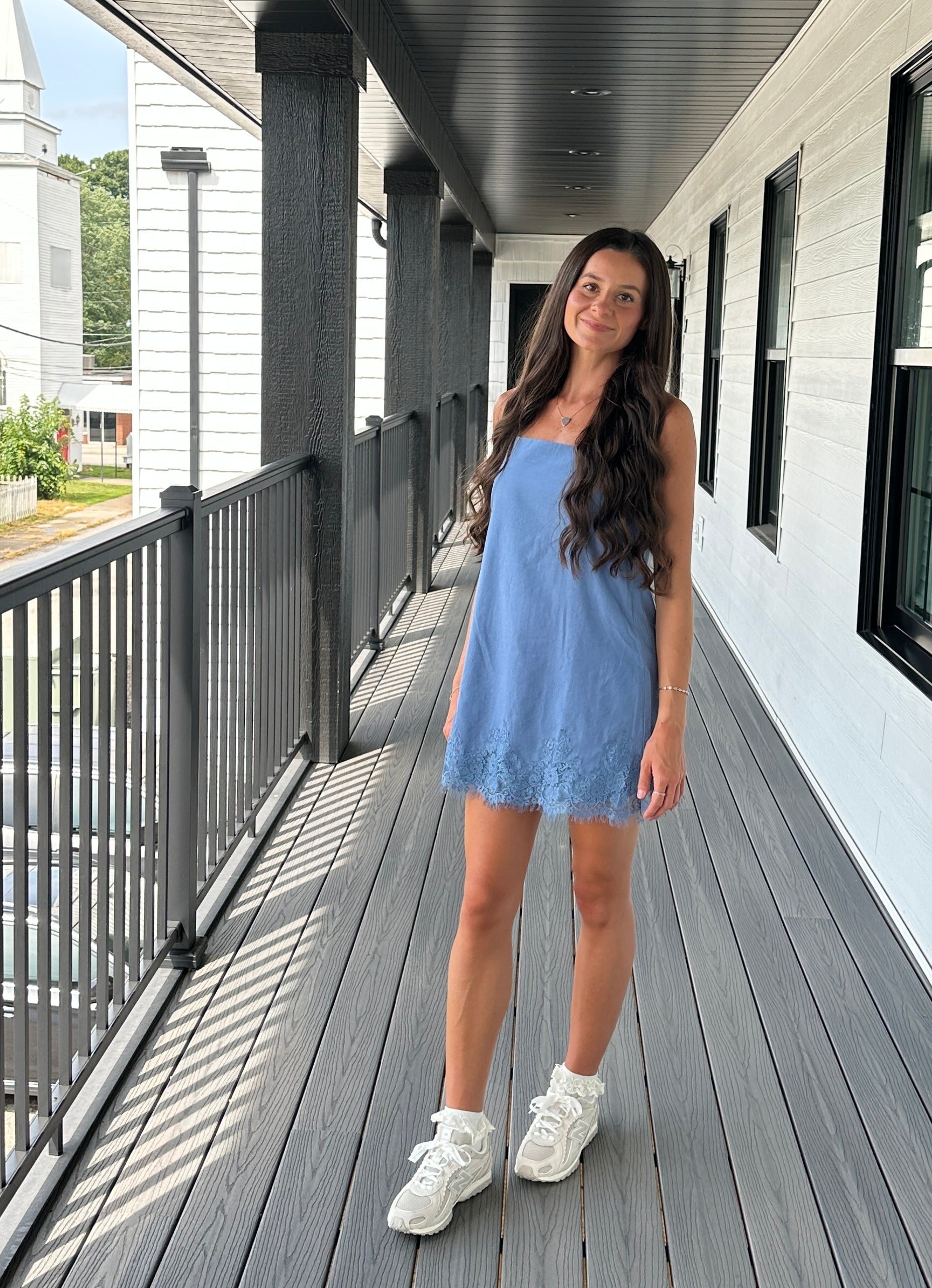 Electric Blue Mini Dress