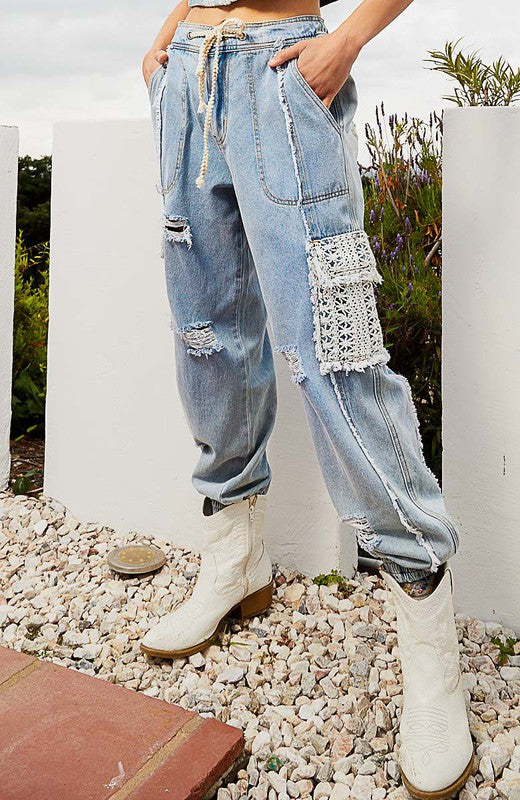 Cool Girl Denim Jogger by POL