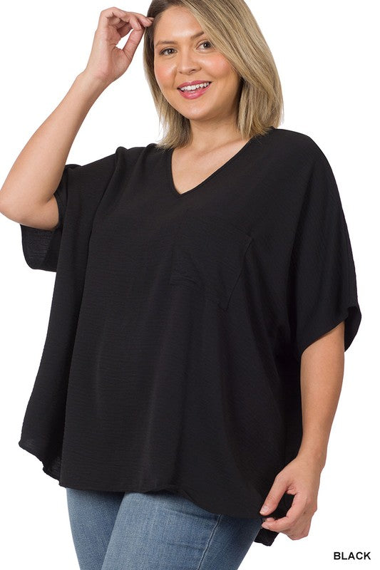 Dara Plus Size Top Black