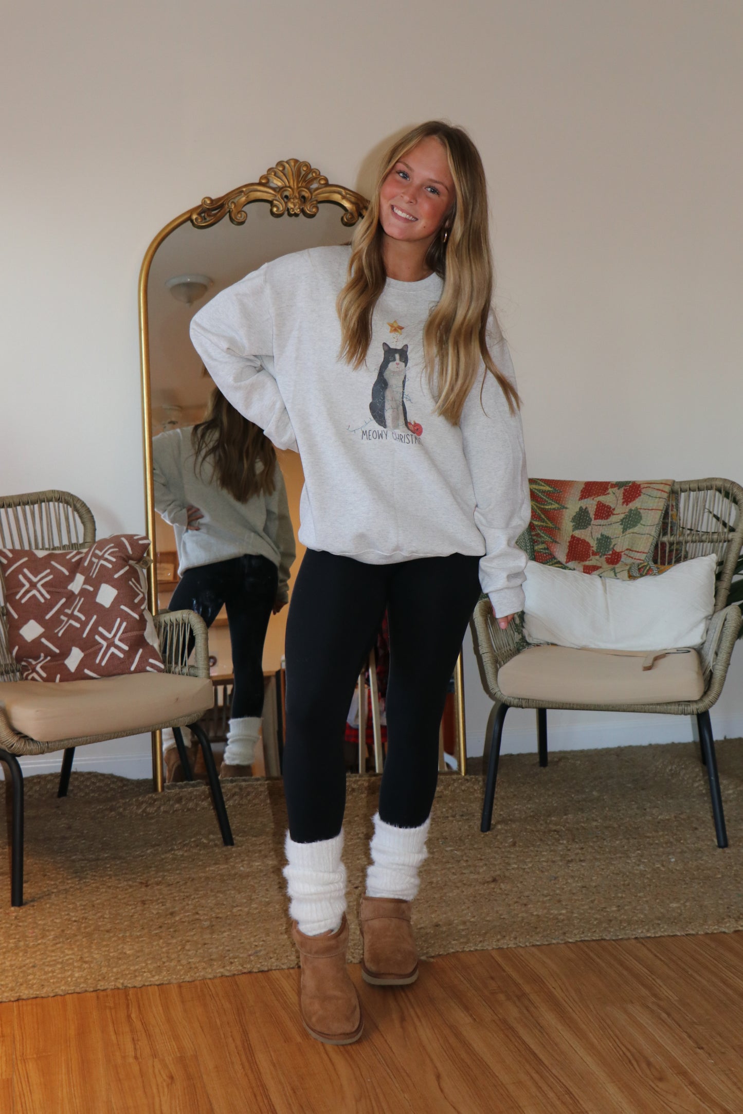 Meowy Christmas Sweatshirt