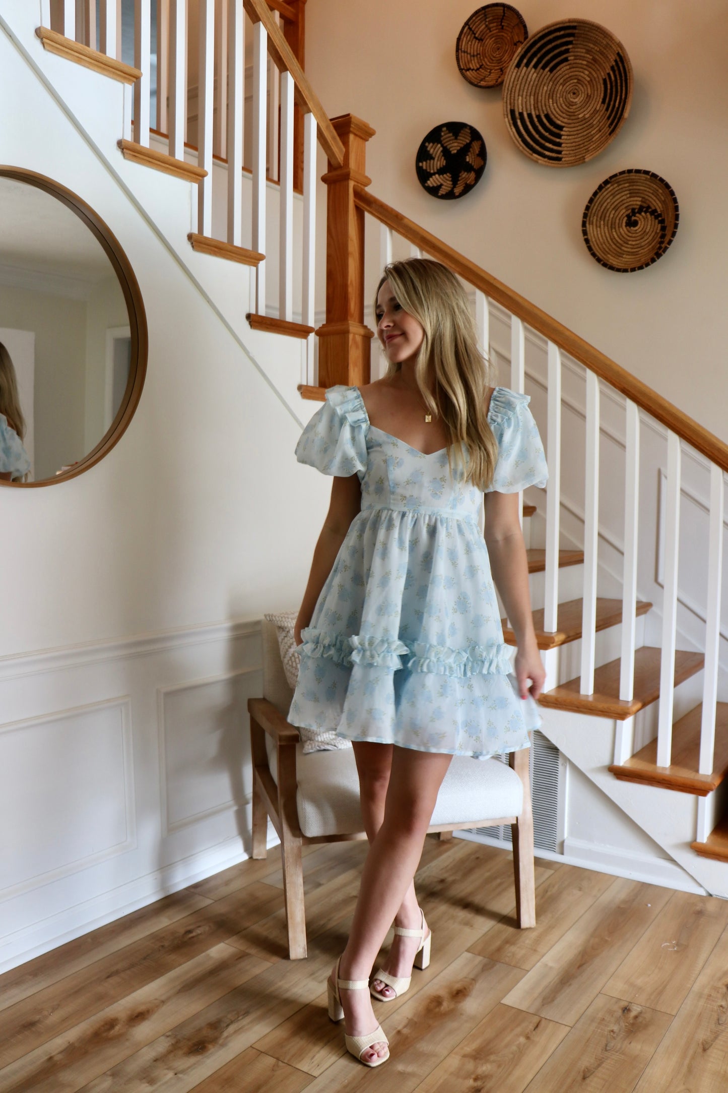 Annalee Dress in Blue