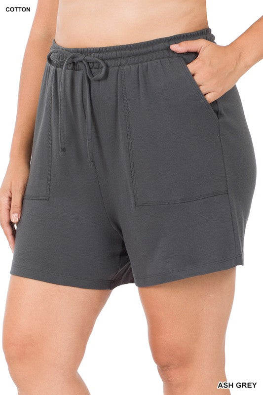Running Errands Plus Size Shorts