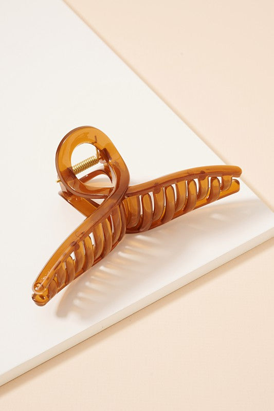 Acetate Twist Hair Claw Clip