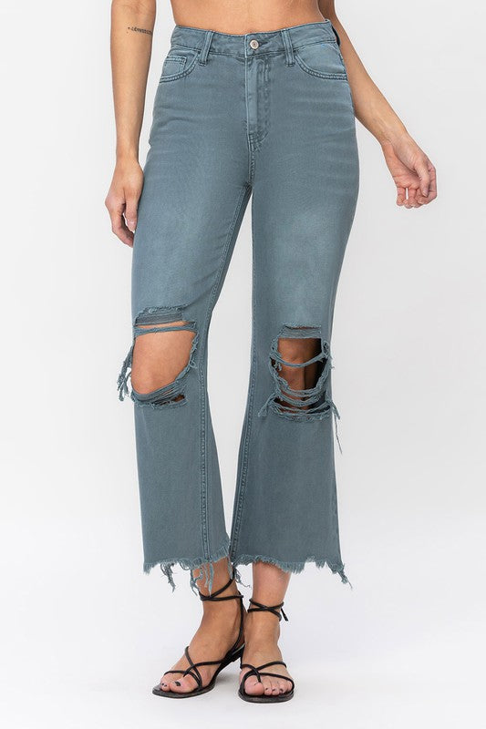 Vervet 90’s Vintage Crop Flare Jeans