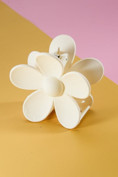 Oversized Flower Hair Claw Clip
