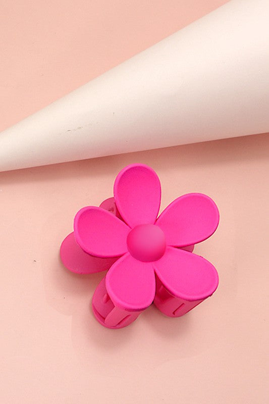 Oversized Flower Hair Claw Clip