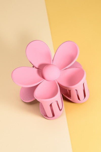 Oversized Flower Hair Claw Clip