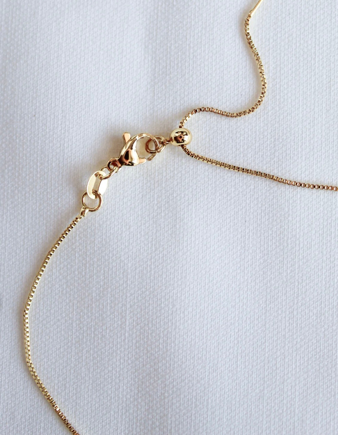 Initial Bar Chain Necklace