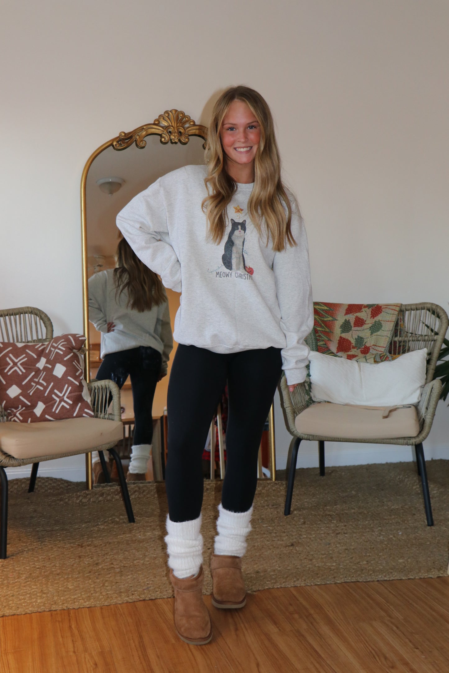 Meowy Christmas Sweatshirt