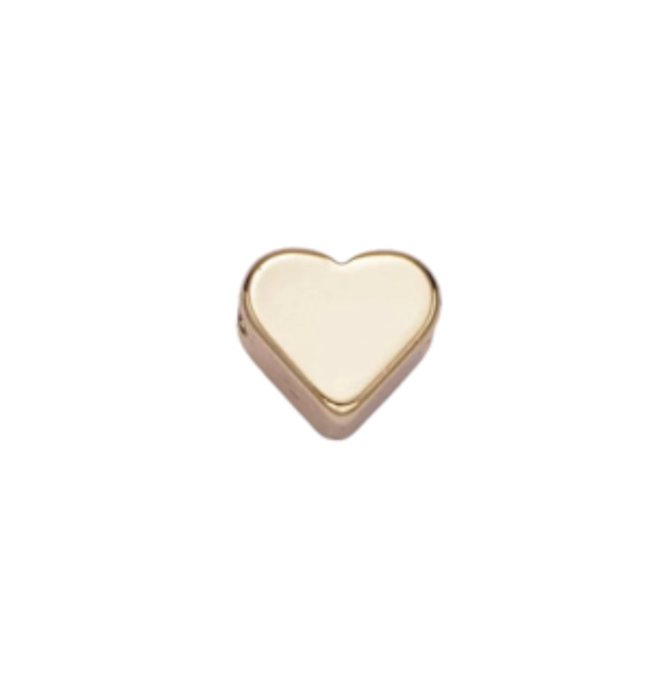 Initial Bar Heart Spacer