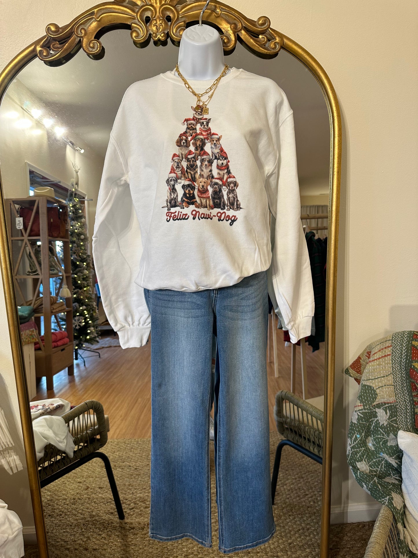 Feliz Navi- Dog Sweatshirt