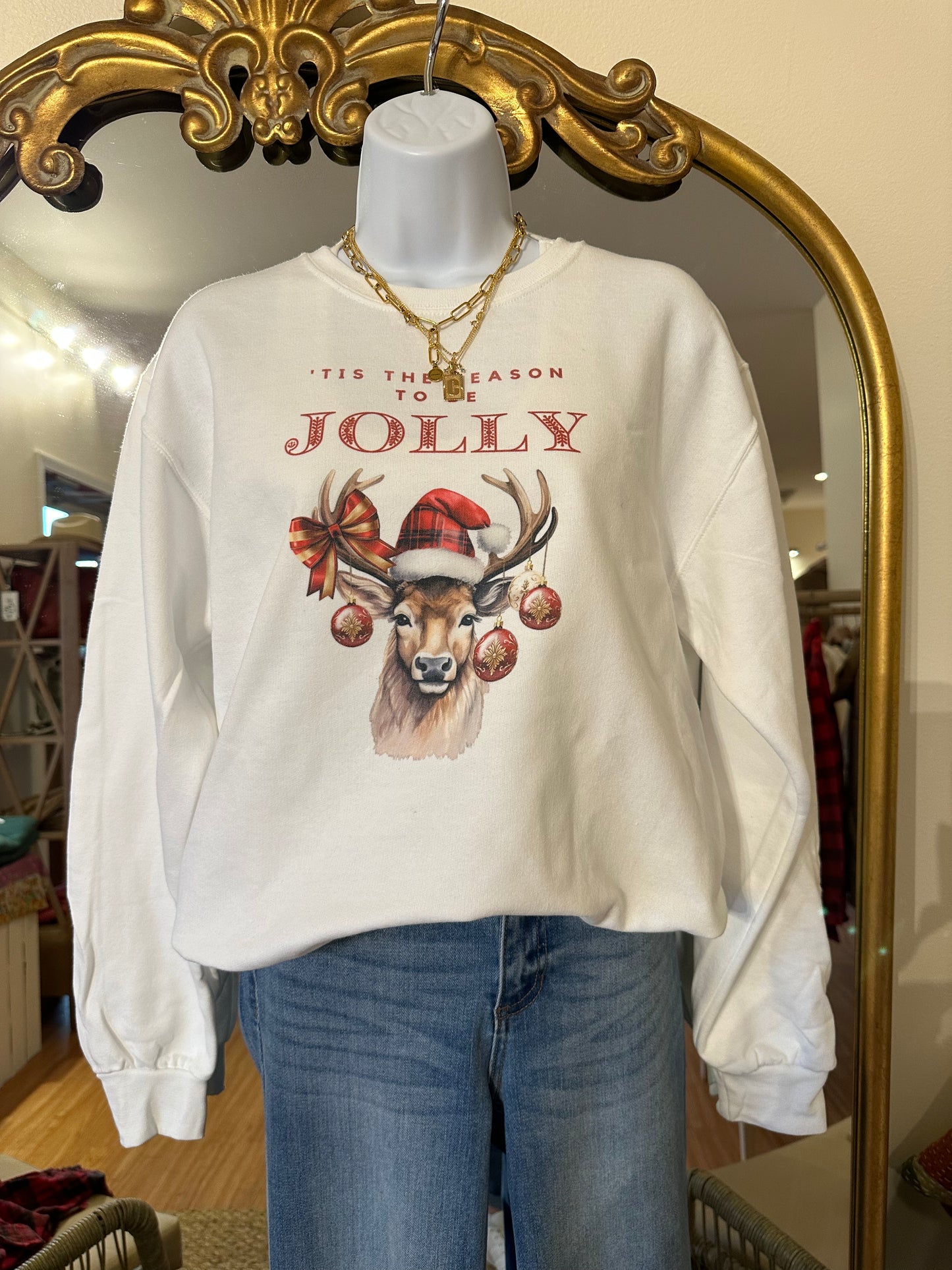 Reindeer Jolly Sweatshirt