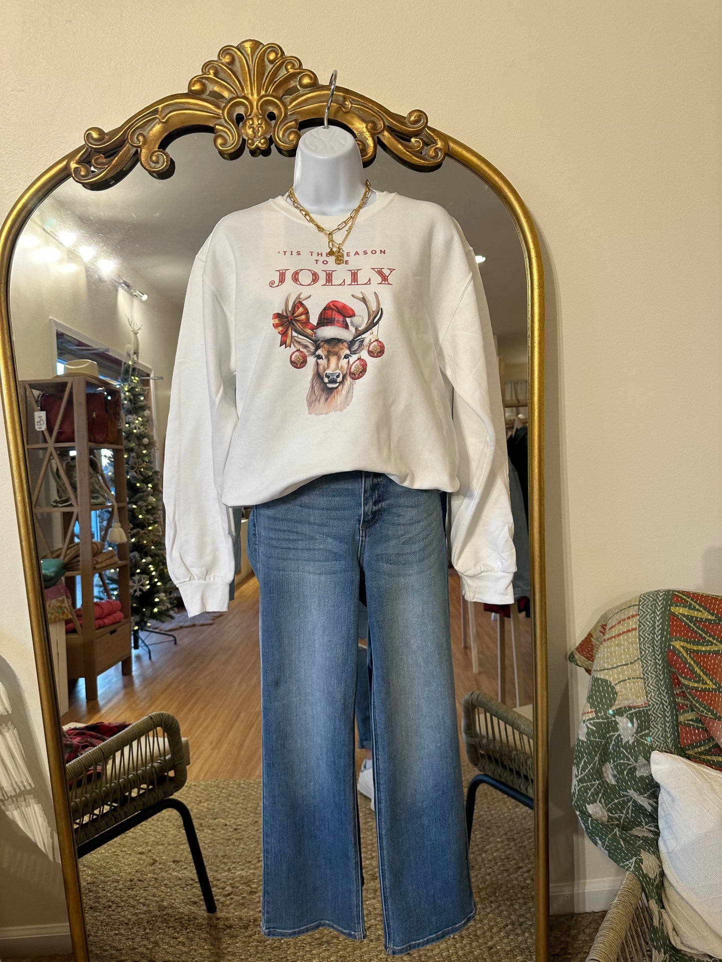 Reindeer Jolly Sweatshirt