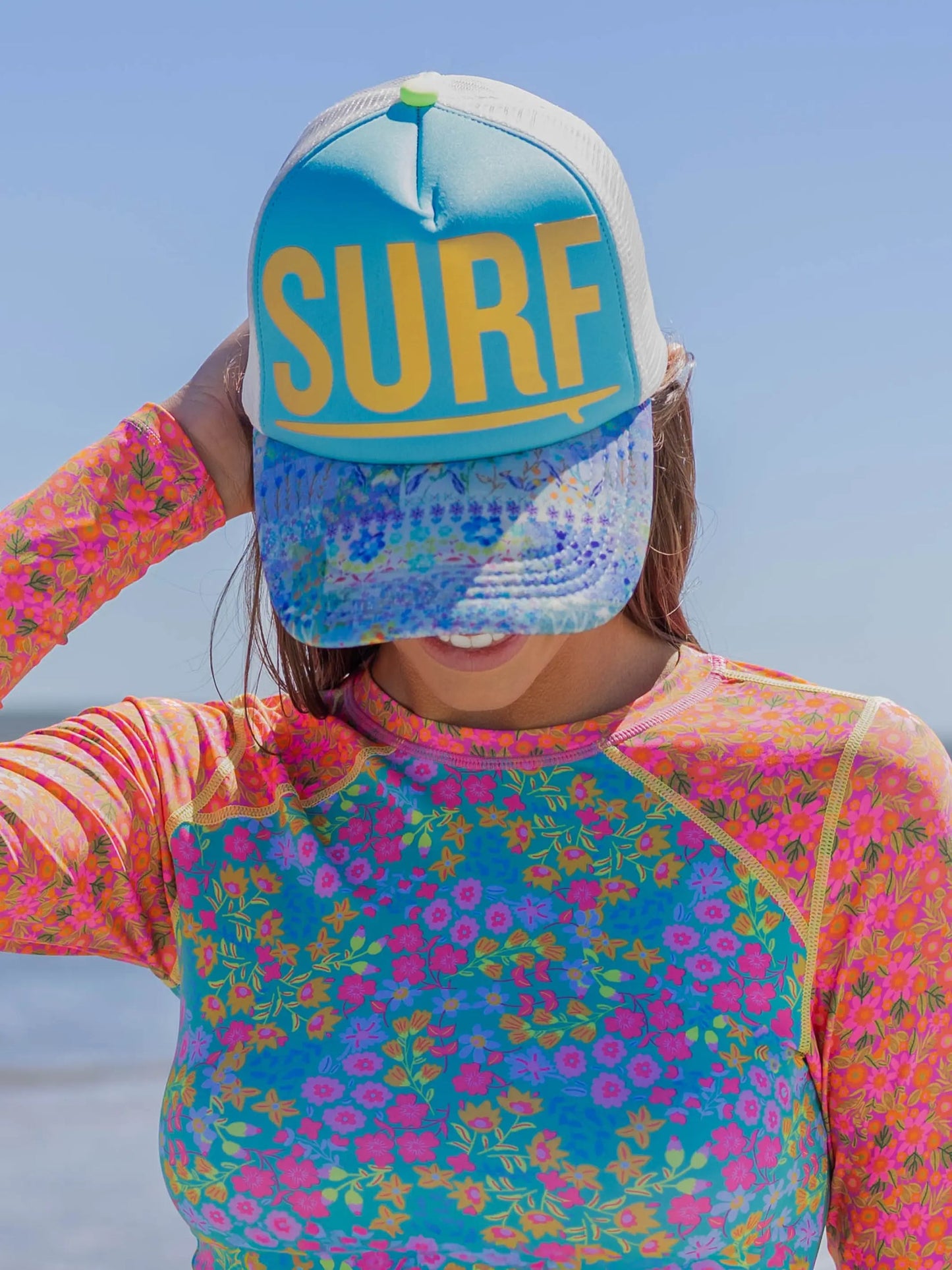 Natural Life Surfer Trucker Hat