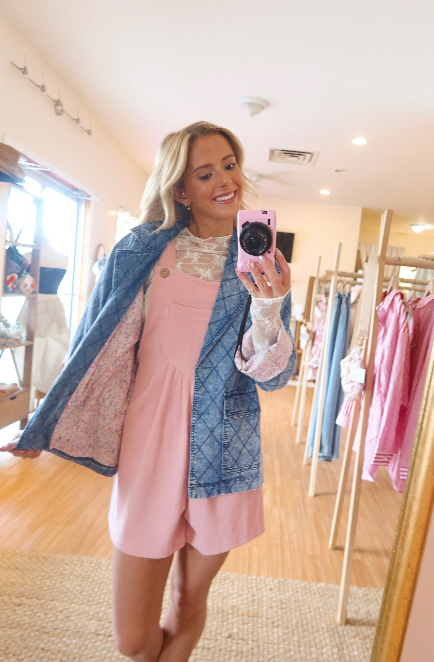 Patchwork Blossom Denim Jacket