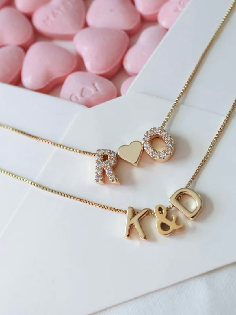 Initial Bar “&” Charm