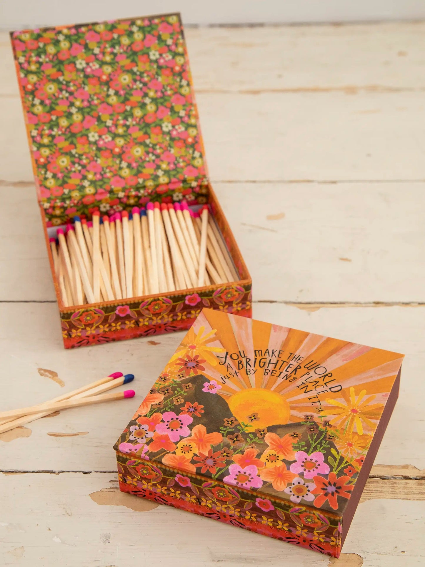 Natural Life Coffee Table Matches - You Make The World Brighter