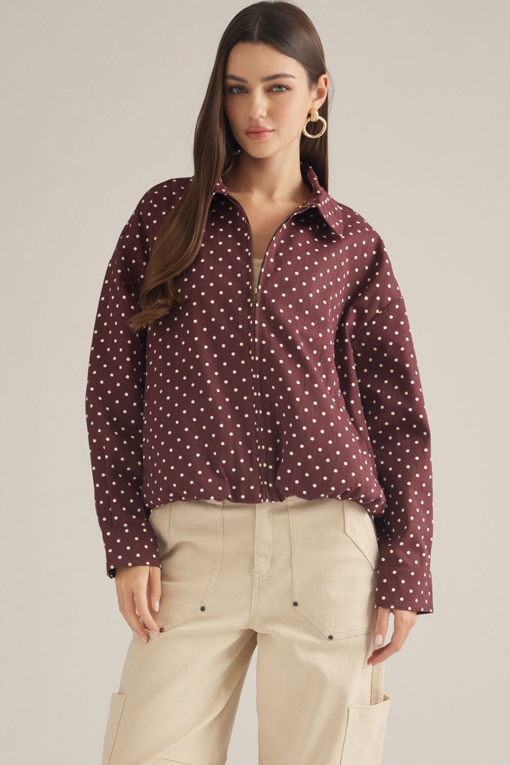 Kendall Jacket in Burgundy