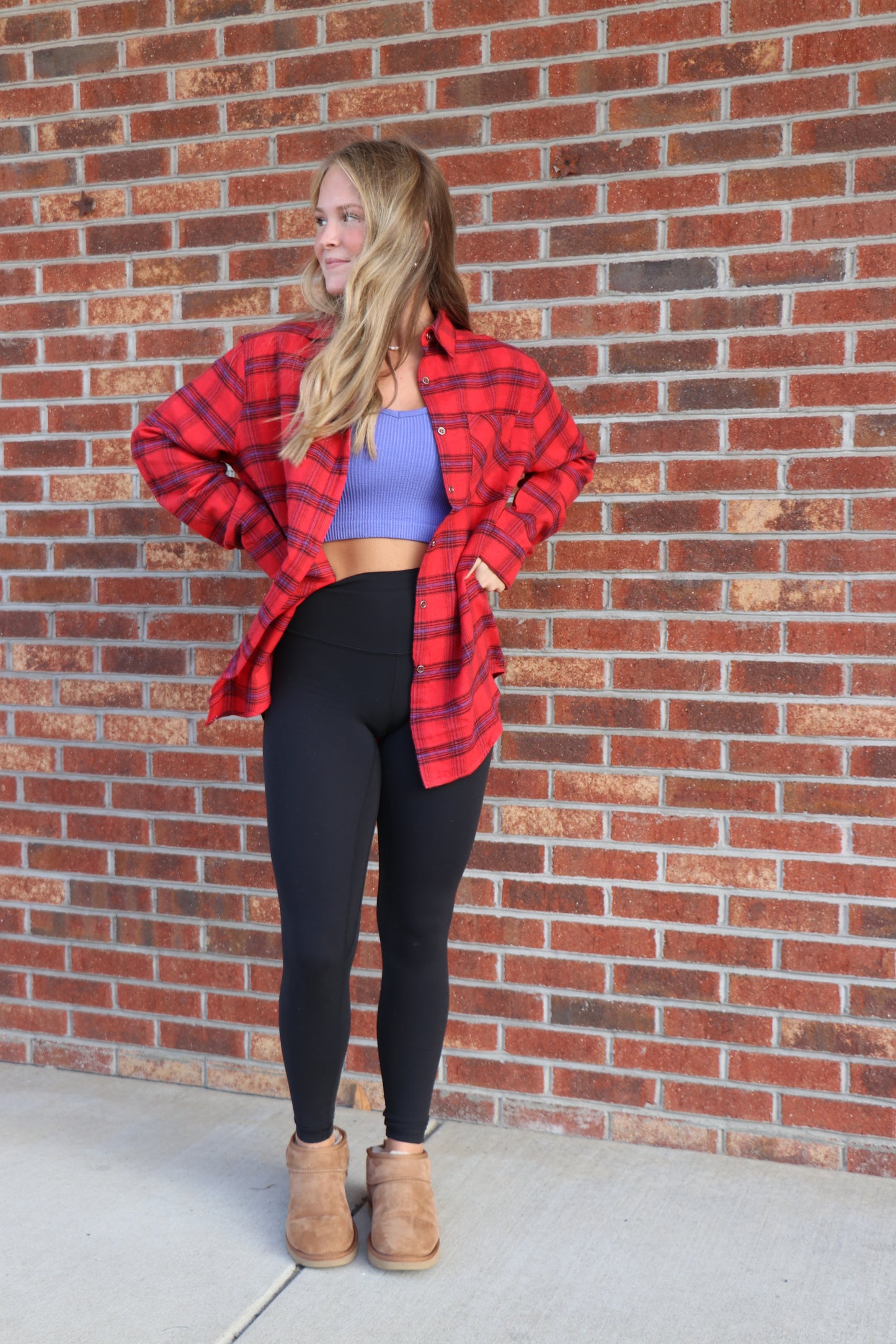 Mari Flannel Top