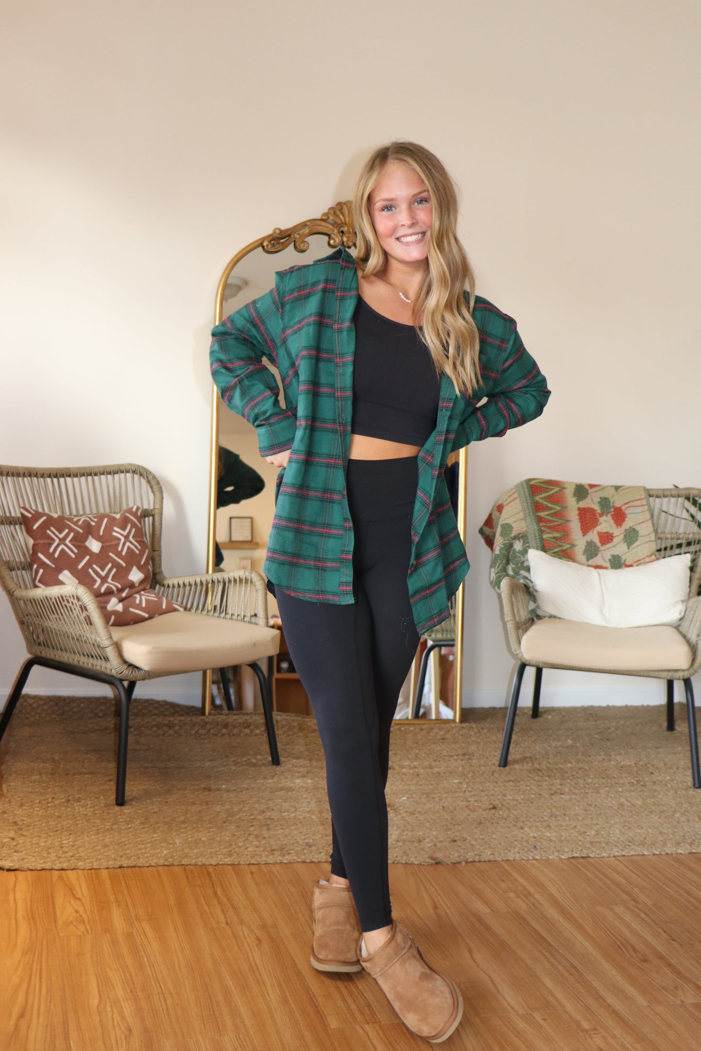 Mari Flannel Top