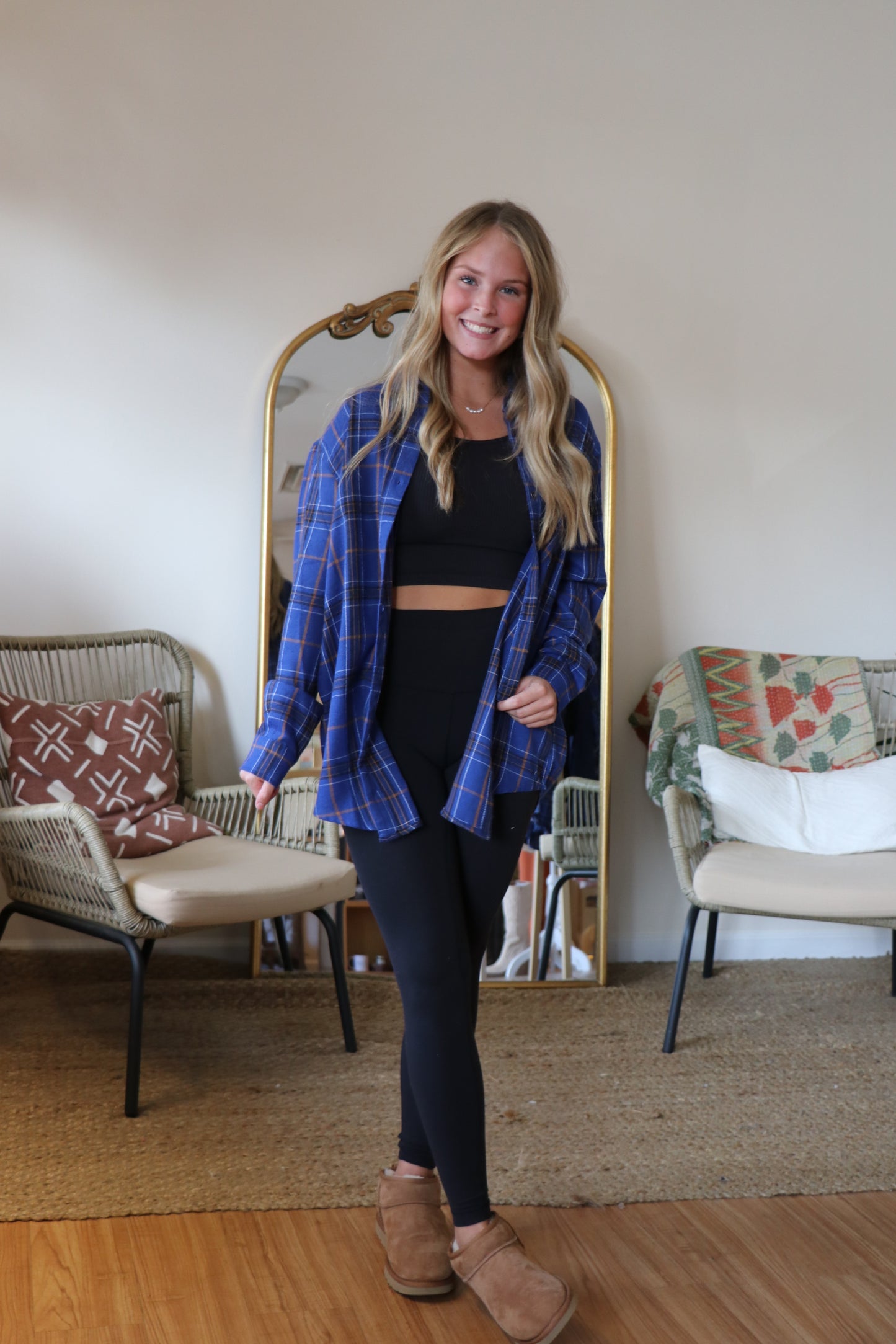 Encore Flannel Top