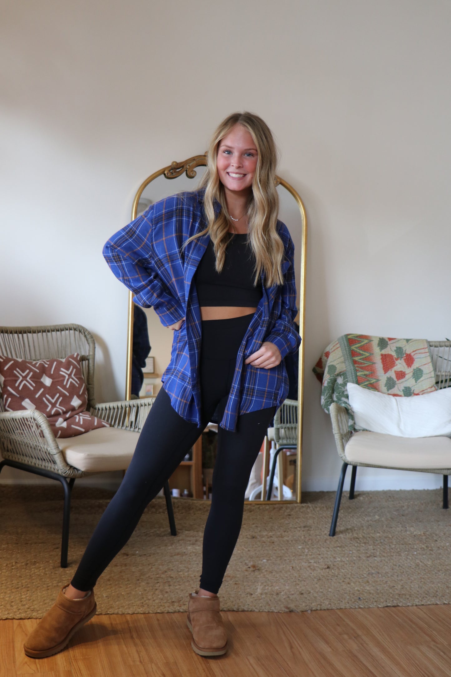 Encore Flannel Top