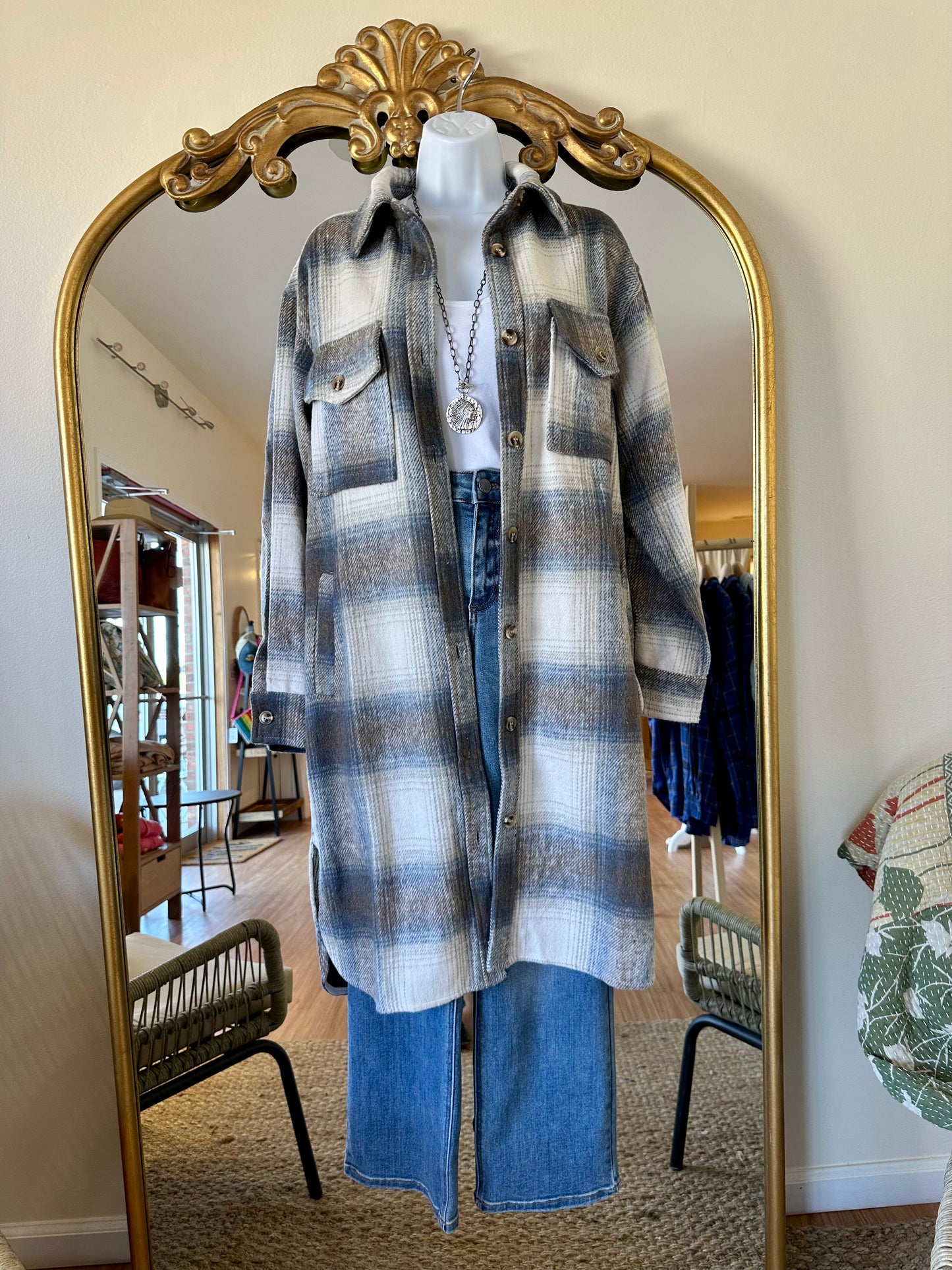 Rose Plus Size Shacket