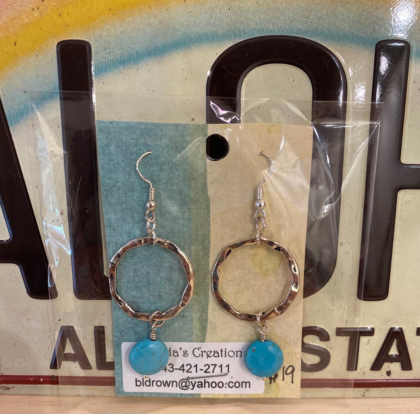 Brenda’s Turquoise Loop Earrings