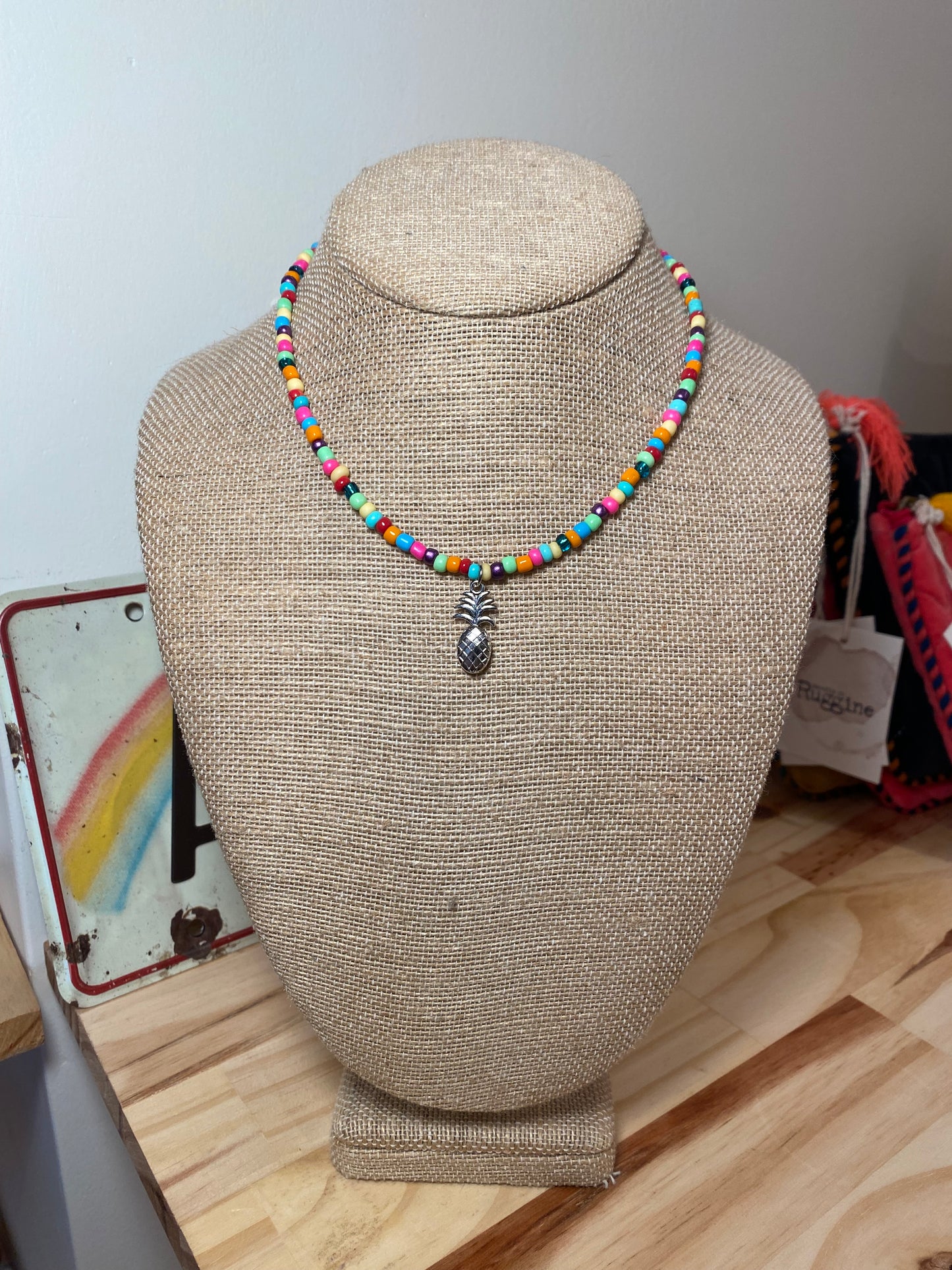 Brenda’s Tropical Pineapple Necklace
