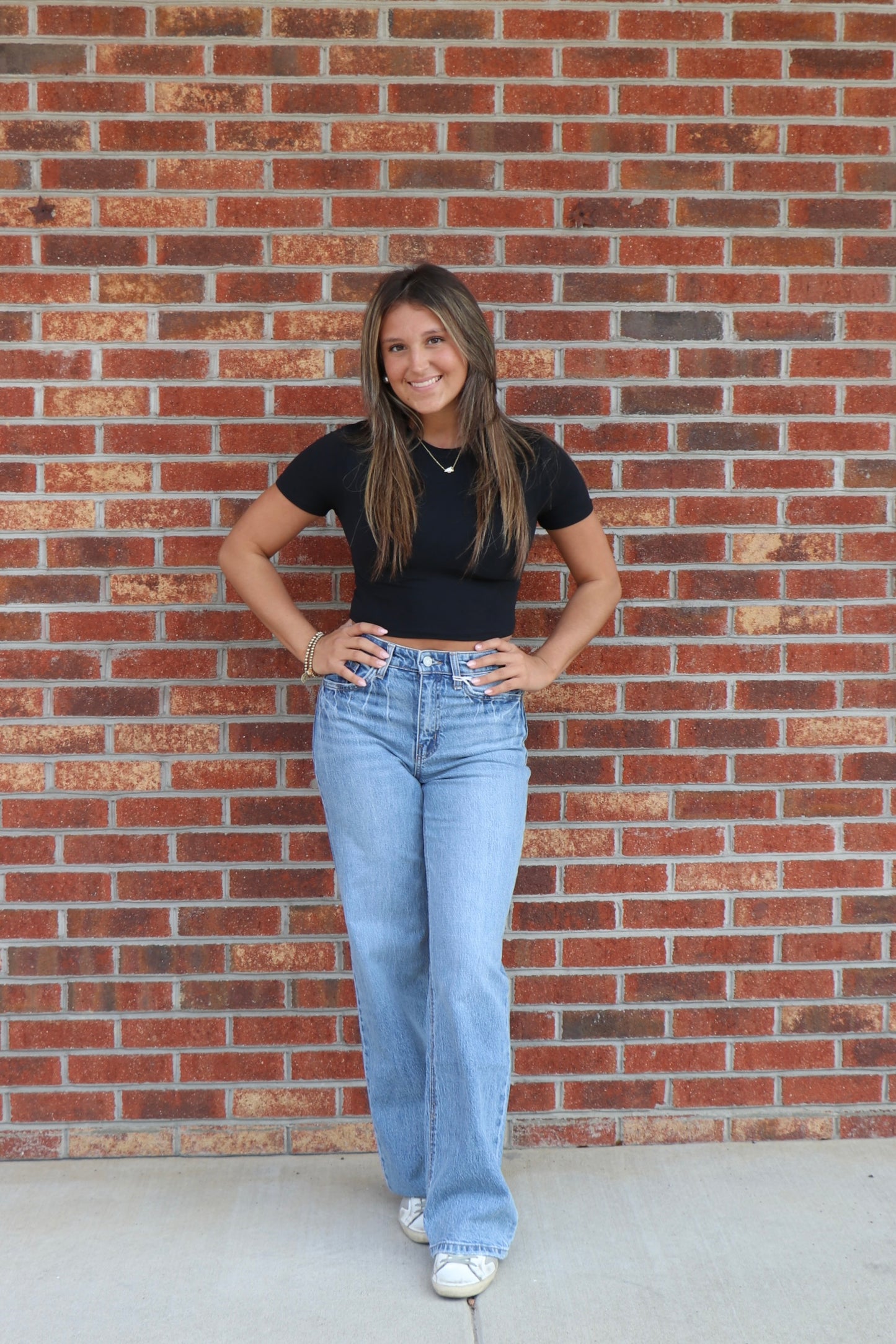 Black Soft Knit Tee