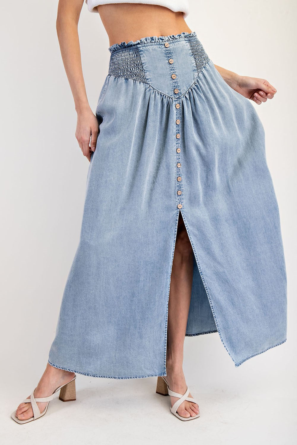 Vintage Vibe Denim Skirt