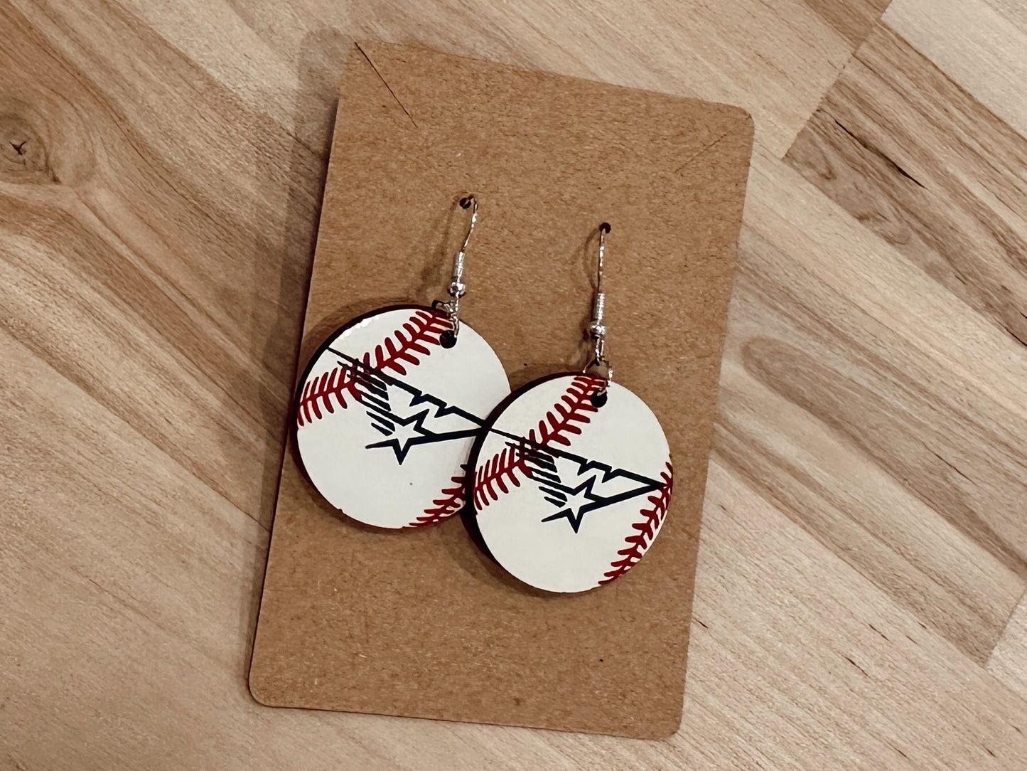 Winfield Baseball Earrings