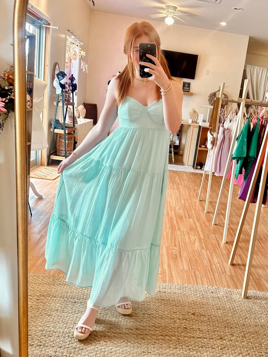 Minted Romance Dress